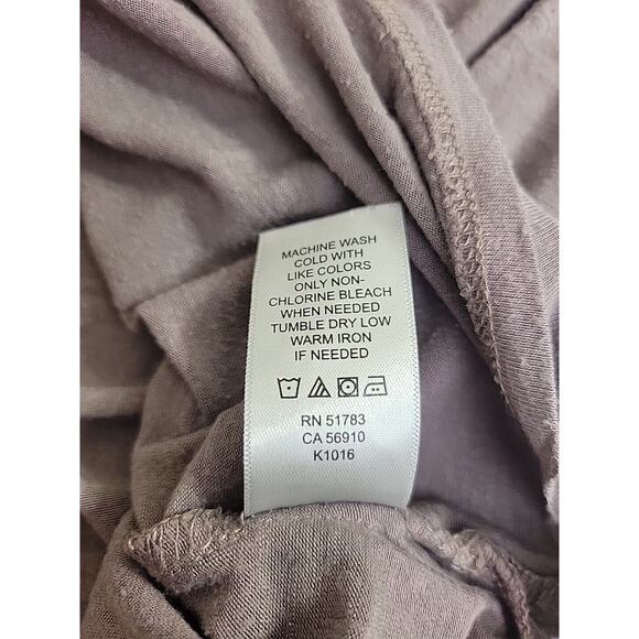 Maurices Gray V-Neck Metallic Lightweight 3/4 Sleeve Baseball Top Women's Sz 2X - Picture 9 of 10